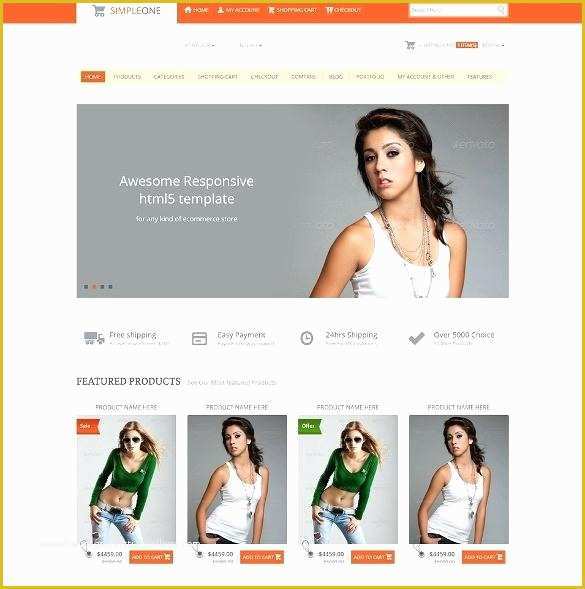 Ecommerce Website Templates Free Download In HTML5 Css3 Of Responsive Mobile Store Template E Merce Website