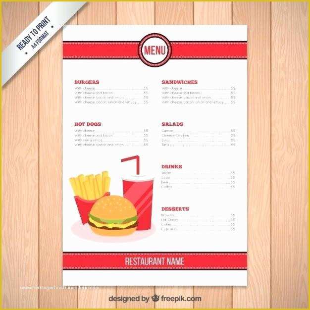 Editable after Effects Templates Free Download Of Food Menu Template Free Funny Vector Truck Editable