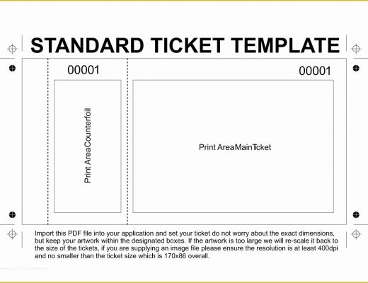 Editable Ticket Template Free Of 36 Editable Blank Ticket Template Examples for event Thogati