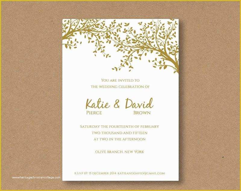 Editable Wedding Invitation Templates Free Download Of Diy Editable and Printable Wedding Invitation Template