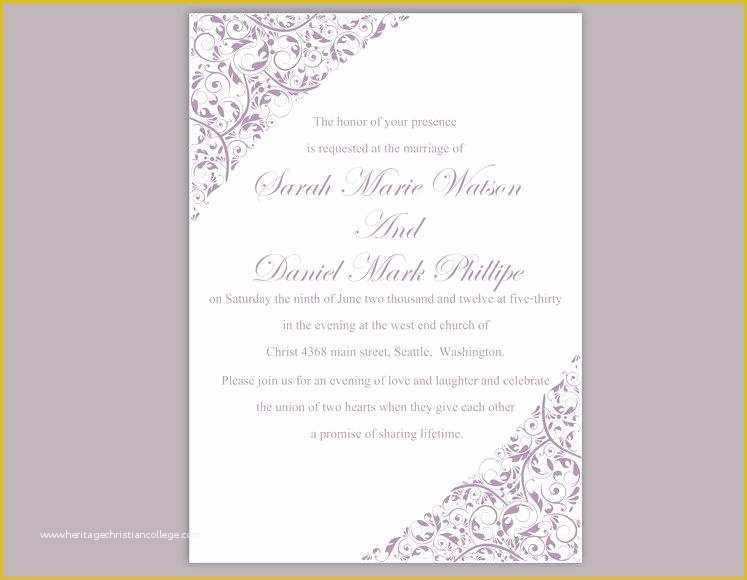 Editable Wedding Invitation Templates Free Download Of Wedding Invitation Template Download Printable Wedding