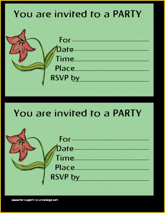 Elegant Birthday Invitation Templates Free Of Birthday Party Invitation Templates Free Printable
