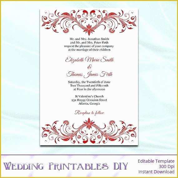 Elegant Birthday Invitation Templates Free Of Wedding Invitation Background Designs Red Template Elegant