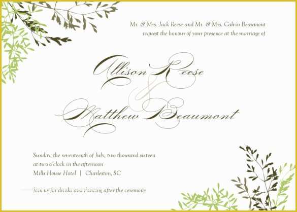 Engagement Invitation Templates Free Download Of 26 Fall Wedding Invitation Templates – Free Sample