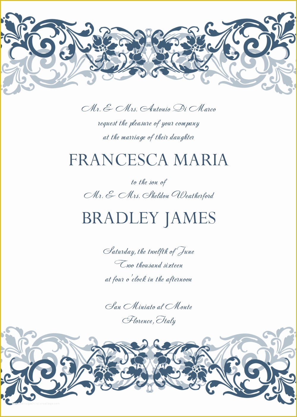 Engagement Invitation Templates Free Download Of 8 Free Wedding Invitation Templates Excel Pdf formats