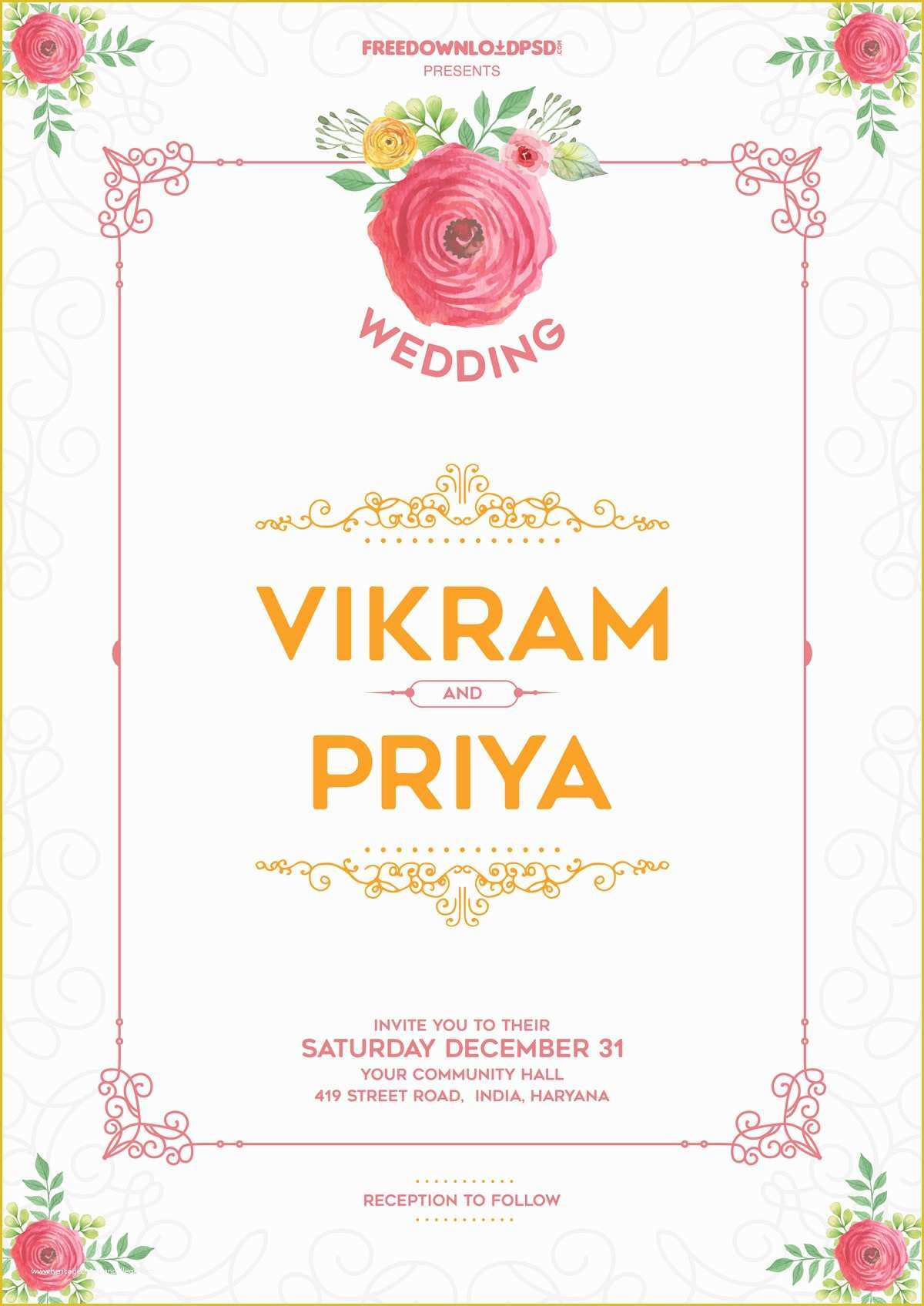 Engagement Invitation Templates Free Download Of Line Wedding Invitation Templates Free Download