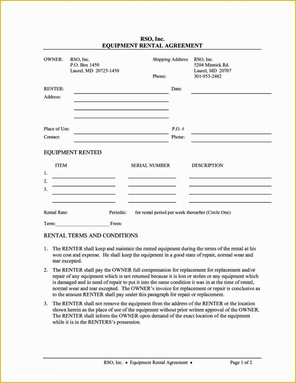 Equipment Lease Agreement Template Free Download Of Equipment Lease Agreement Template Free Download