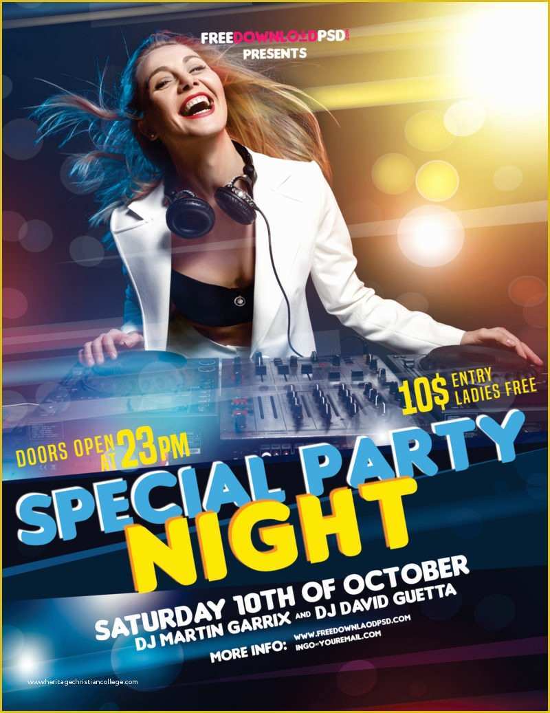 Event Flyer Templates Free Download Of Night Party Flyer Free Download
