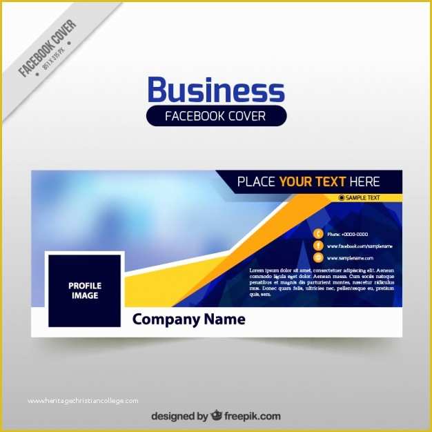 Facebook Cover Template Free Of Business Cover Template Vector