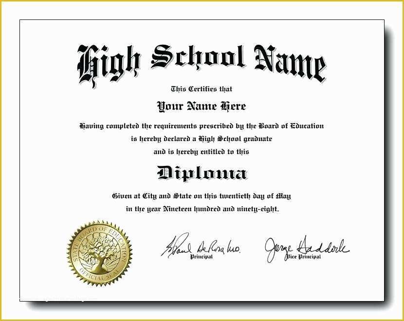 Fake High School Transcript Template Free Of Fake High School Diploma Template 2 Make Id – Yakult