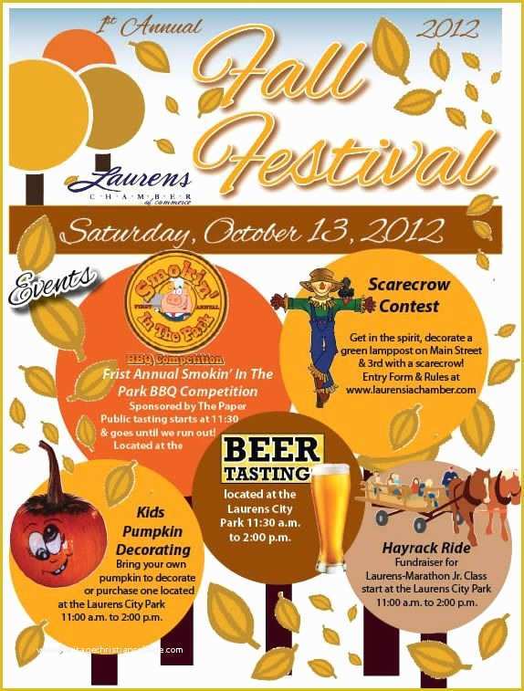 Fall Festival Flyer Template Free Of 17 Best Images About Fall Festival Flyers On Pinterest
