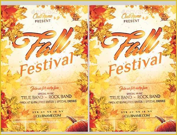Fall Festival Flyer Template Free Of 28 Festival Flyer Free Psd Ai Vector Eps format