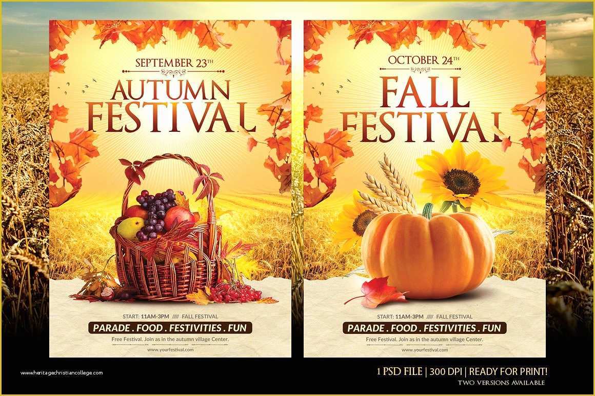 Fall Festival Flyer Template Free Of Awesome Fall Festival Flyer Templates Free Download