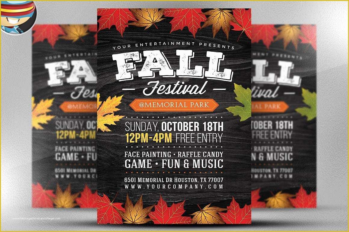 Fall Festival Flyer Template Free Of Fall Festival Flyer Template 2 Flyer Templates