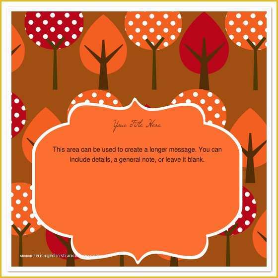 Fall Invitation Templates Free Of Autumn Trees Invitations & Cards On Pingg