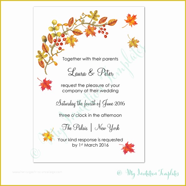 Fall Invitation Templates Free Of Index Of Cdn 25 2014 679