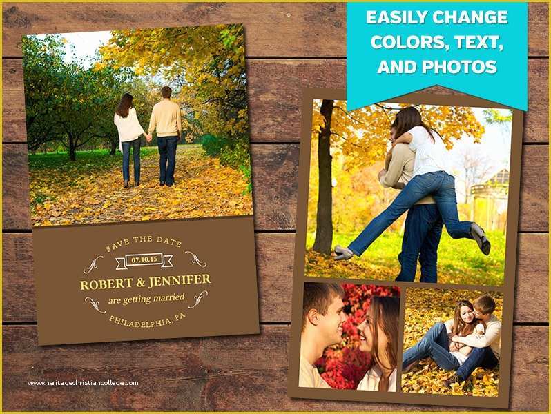 Fall Save the Date Templates Free Of Fall Save the Date Template Graphypla