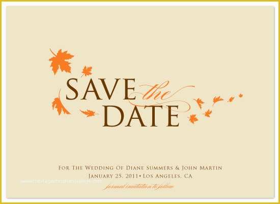 Fall Save the Date Templates Free Of Save the Date Cards Fall Breeze at Minted