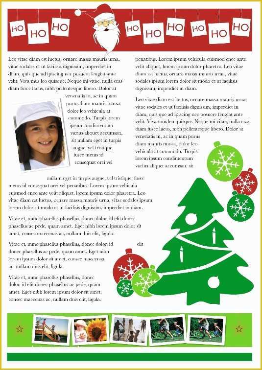 Family Christmas Newsletter Template Free Of Best S Of Holiday Family Newsletter Template