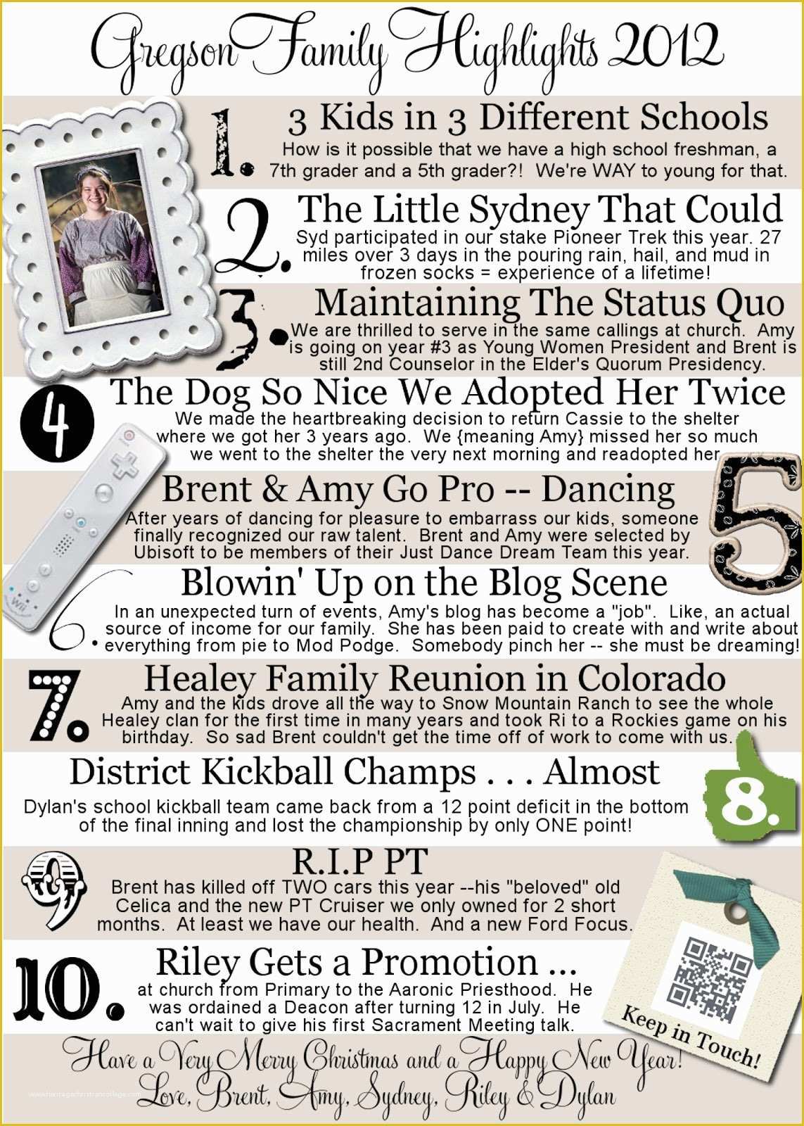 Family Christmas Newsletter Template Free Of Memory Family Newsletter On Pinterest