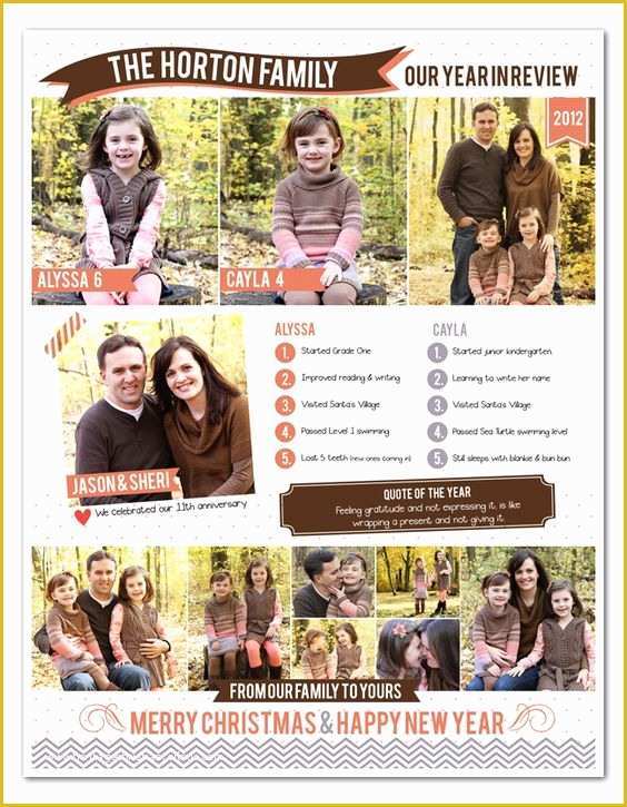 Family Christmas Newsletter Template Free Of Pinterest • the World’s Catalog Of Ideas