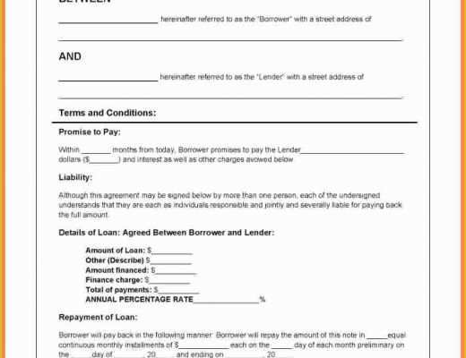 Family Loan Agreement Template Free Of 7 Template Loan Agreement Between Family Members