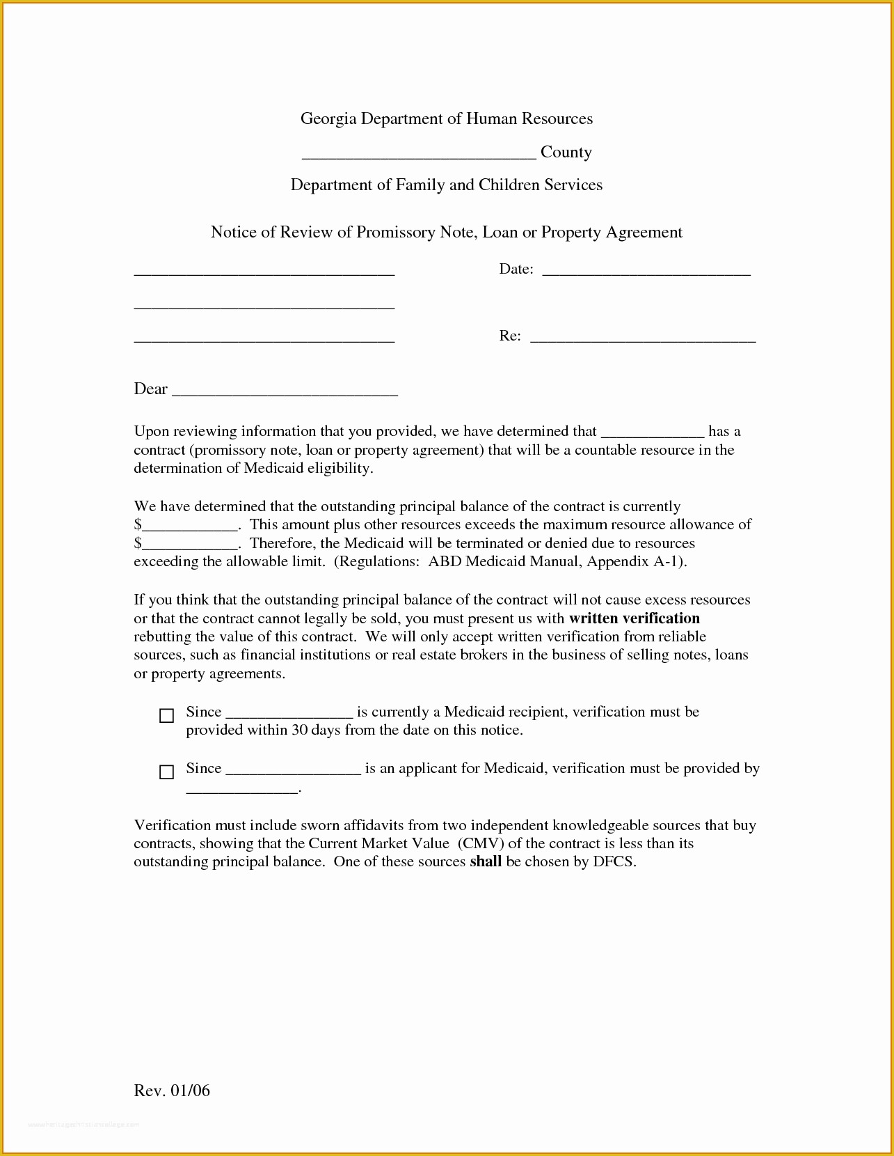 Promissory Note Loan Template