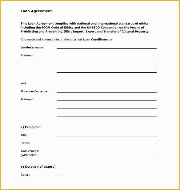 Family Loan Agreement Template Free Of Loan Agreement Between Friends Template Free