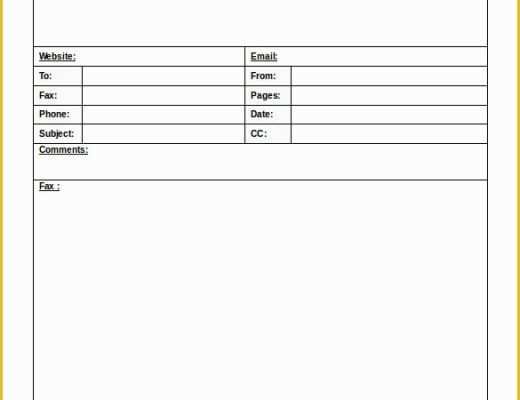 Fax Template Free Of 12 Free Fax Cover Sheet Templates – Free Sample Example