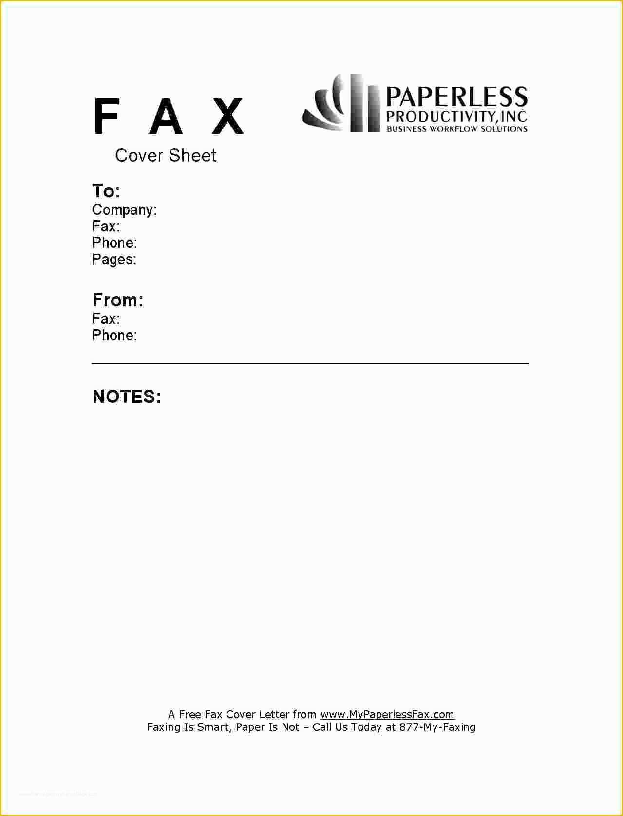 Fax Template Free Of 6 Example Fax Cover Sheet