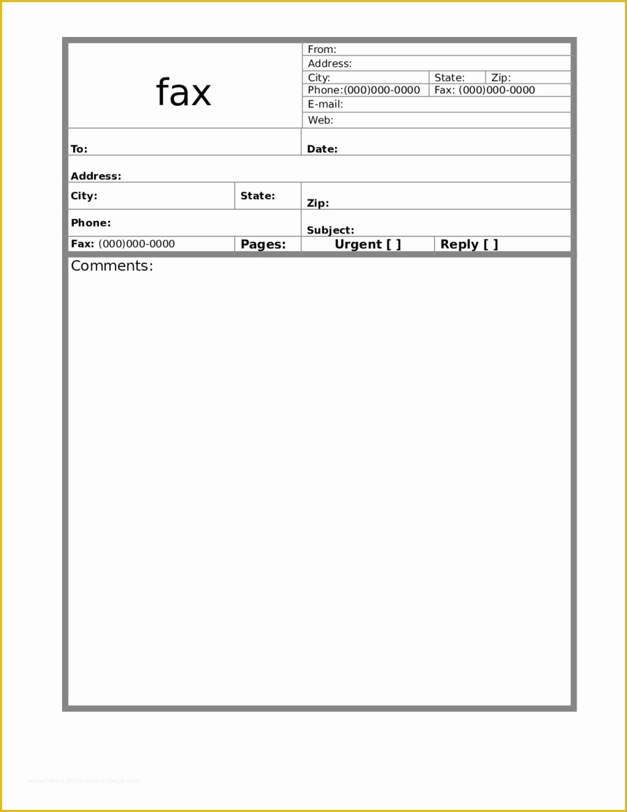 Fax Template Free Of Fax Cover Sheet Template Printable Fax Cover Page Sample