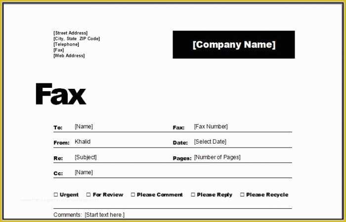 Fax Template Free Of Resume Cover Letter Template Free Download Cover Letter