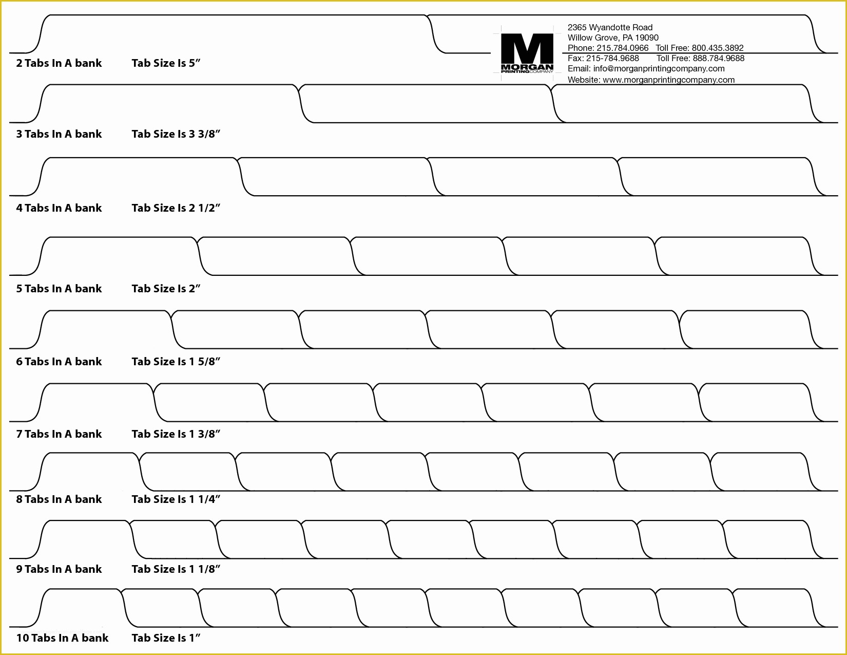 File Folder Tabs Template Free Of 7 Best Of Tab Divider Template Printable Index