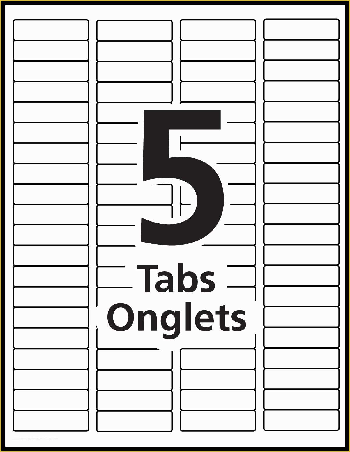 Hanging File Folder Tab Template Google Docs