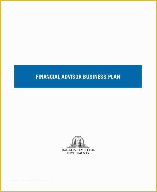 Financial Advisor Business Plan Template Free Of 8 Financial Plan Samples &amp; Templates