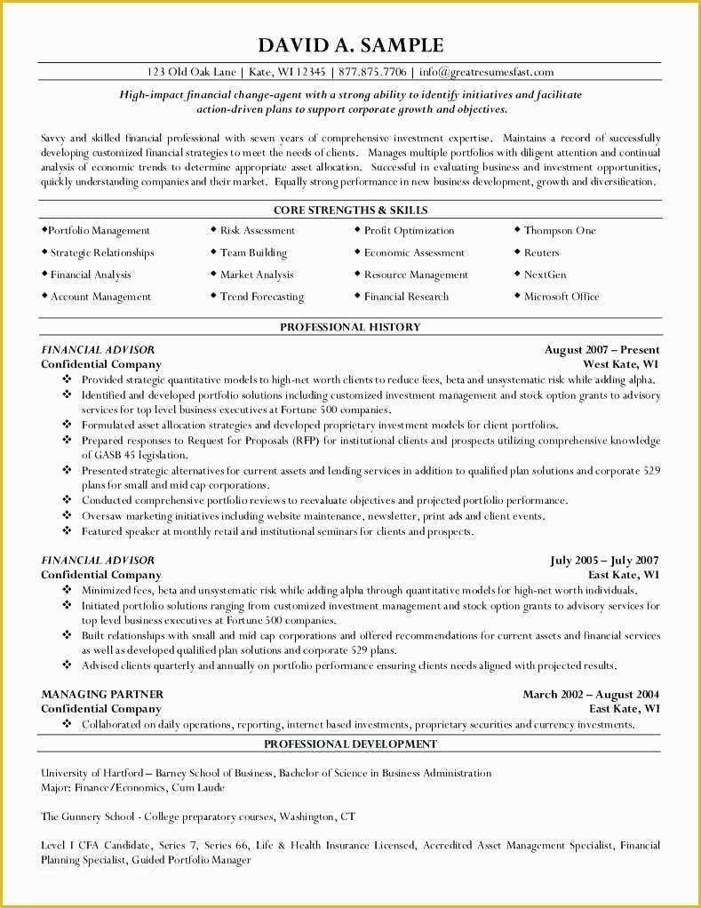 Financial Advisor Business Plan Template Free Of Template Sla Document Template