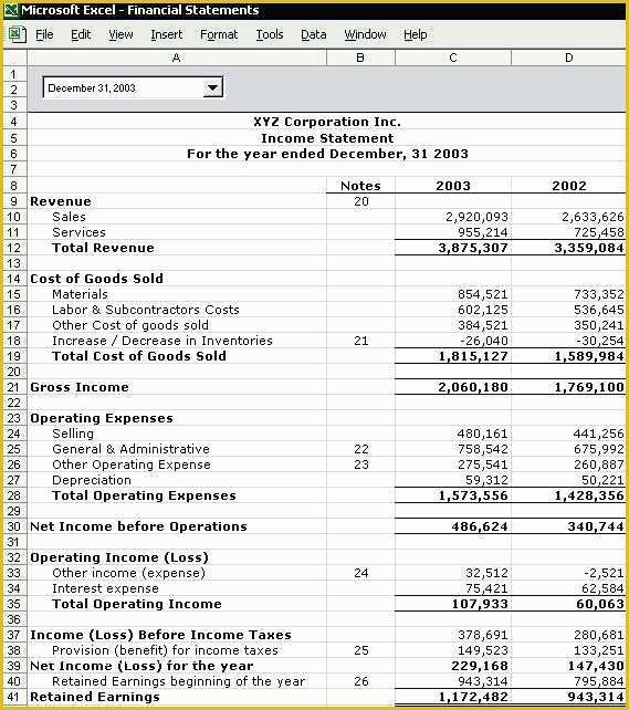 Financial Statement Excel Template Free Download Of 8 Personal Financial Statement Template Free Download