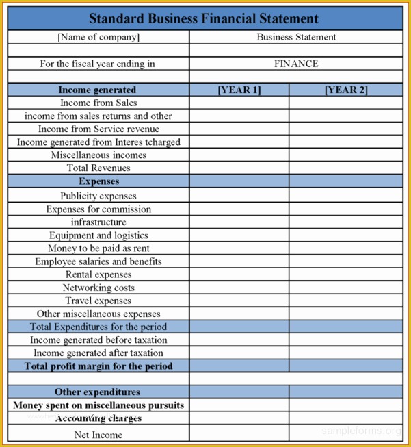 Financial Statement Excel Template Free Download Of Financial Statements Templates Finance Spreadsheet In E