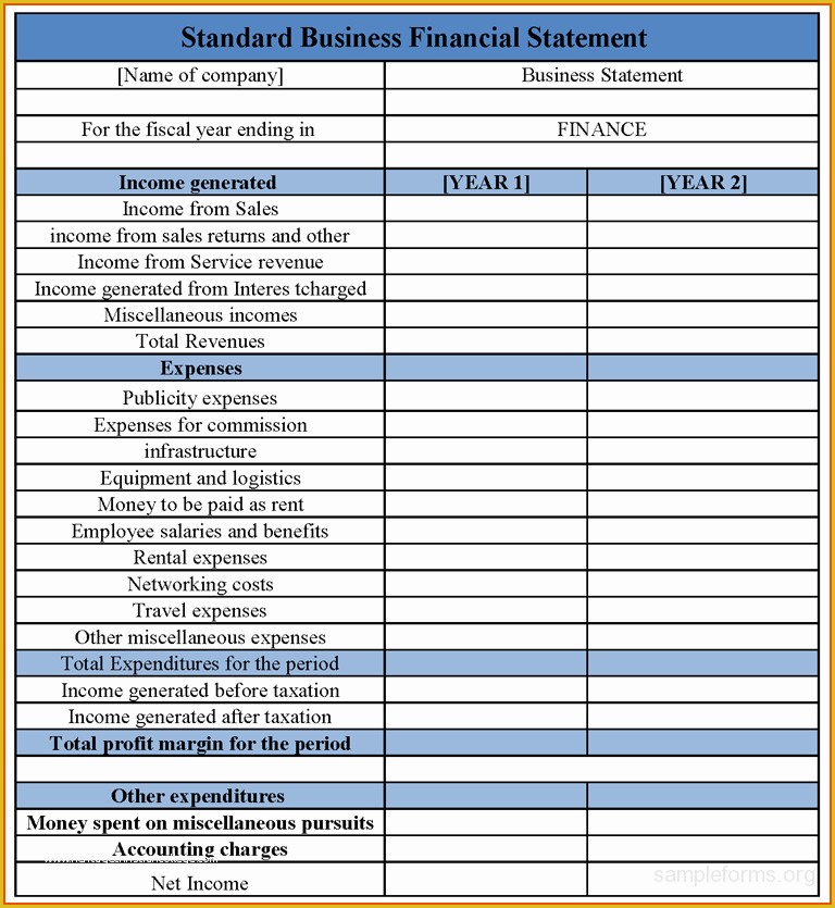 Financial Statement Excel Template Free Download Of Financial Statements Templates Finance Spreadsheet