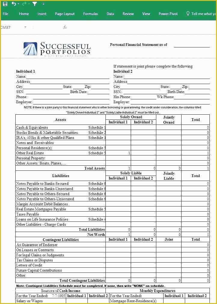 Financial Statement Excel Template Free Download Of In E Statement Excel Download by Personal Financial