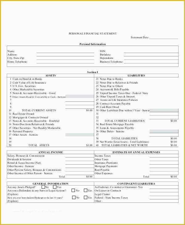 Financial Statement Excel Template Free Download Of In E Statement Template 9 Free Excel Documents Download