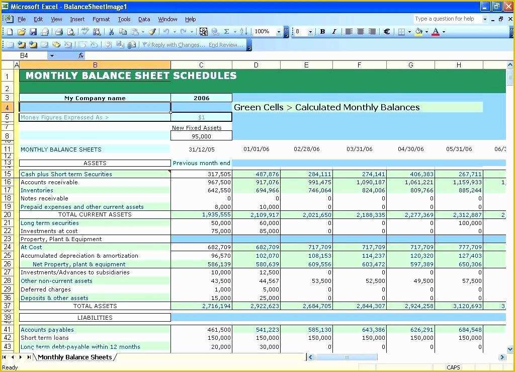 Financial Statement Excel Template Free Download Of Microsoft Excel Personal Financial Statement Template