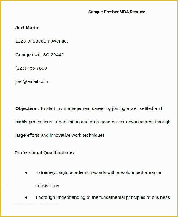 First Job Resume Template Free Of First Job Resume 7 Free Word Pdf Documents Download