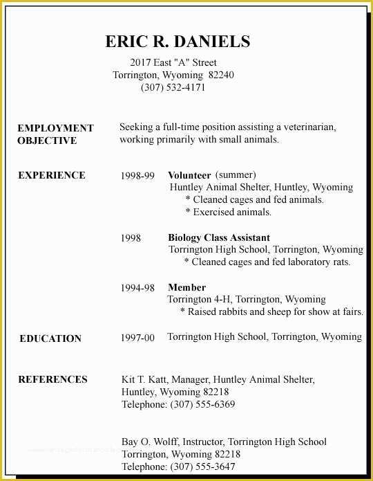 First Job Resume Template Free Of Resume for Students First Job Best Resume Collection