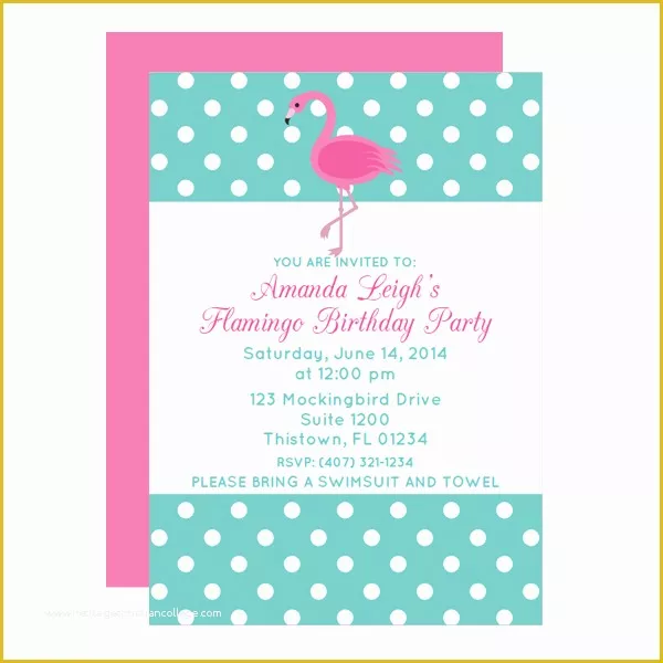 44 Flamingo Invitation Template Free