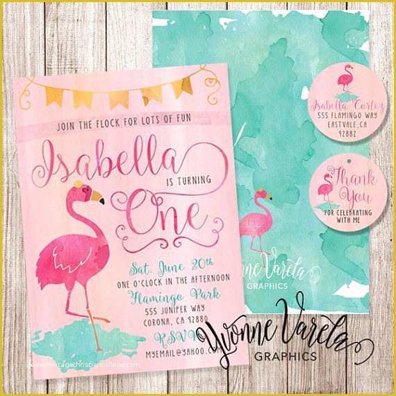 Flamingo Invitation Template Free Of Free Printable Flamingo Birthday Invitationd