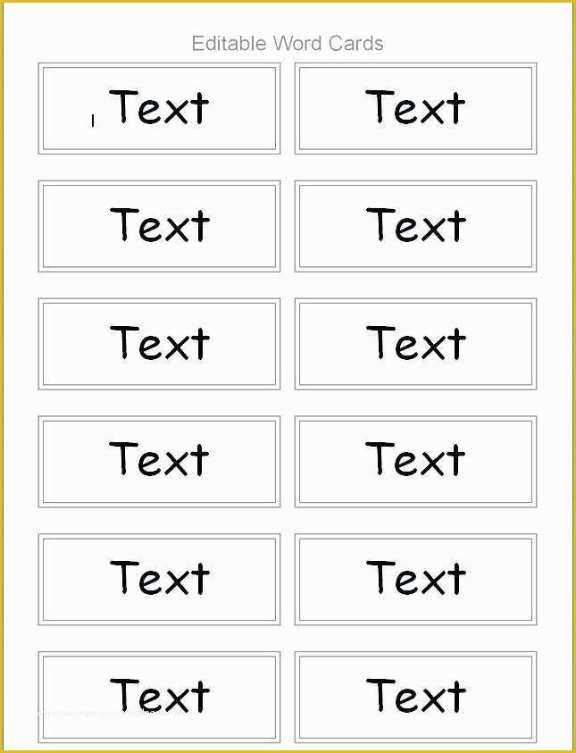 Flashcard Template Free Of Flashcard Template Free Sight Word Flash Cards Printable