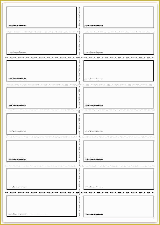 Flashcard Template Free Of Free Printable Flash Cards Template