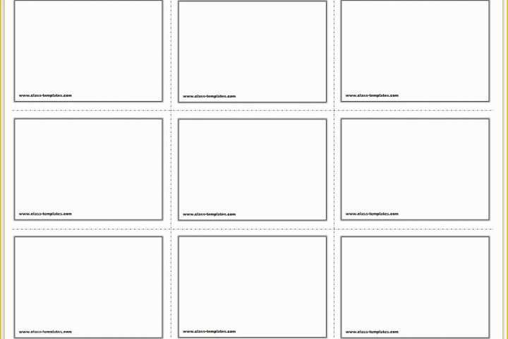 Flashcard Template Free Of Free Printable Flash Cards Template
