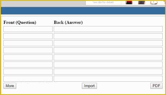 Flashcard Template Free Of Printable Flash Card Maker